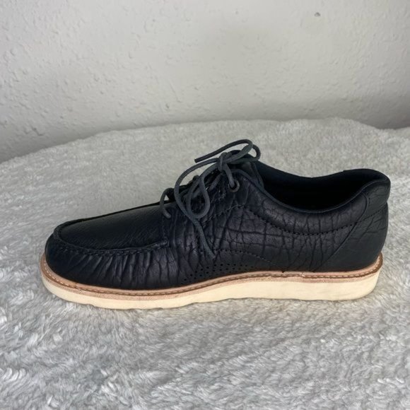 SAS San Antonio Shoemaker walkaround Lace shoe leather Made USA Black size 9.5W main image 10